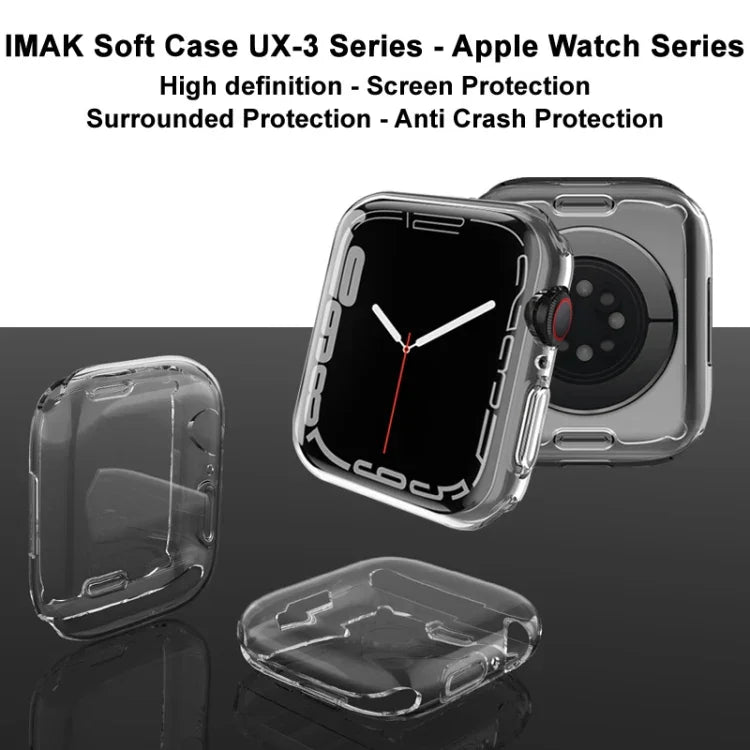 imak UX-3シリーズTPU保護ケース, アップルウォッチシリーズ9 / 8 / 7 41mm用, アップルウォッチシリーズ9 / 8 / 7 41mm用, アップルウォッチシリーズ9 / 8 / 7 45mm用