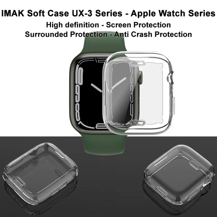 imak UX-3シリーズTPU保護ケース, アップルウォッチシリーズ9 / 8 / 7 41mm用, アップルウォッチシリーズ9 / 8 / 7 41mm用, アップルウォッチシリーズ9 / 8 / 7 45mm用