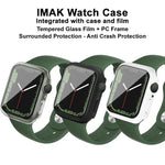 imak PCケース＋強化ガラスフィルム, アップルウォッチシリーズ9 / 8 / 7 41mm用, アップルウォッチシリーズ9 / 8 / 7 45mm用