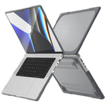 TPU + PC二色ノートパソコン保護ケース、MacBook Pro 14.2インチ A2442 2021用