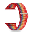 W Texture Nylon Strap For Apple Watch Series, 7 41mm / 6&SE&5&4 40mm / 3&2&1 38mm, 7 45mm / 6&SE&5&4 44mm / 3&2&1 42mm