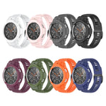 カーボンファイバースポーツシリコン一体型ウォッチバンド、Samsung Galaxy Watch4 Classic 42mm用