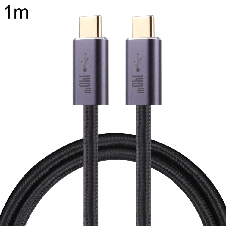 140W USB 2.0 USB-C / Type-C オス to USB-C / Type-C オス 編組データケーブル、1m、1.5m、2m