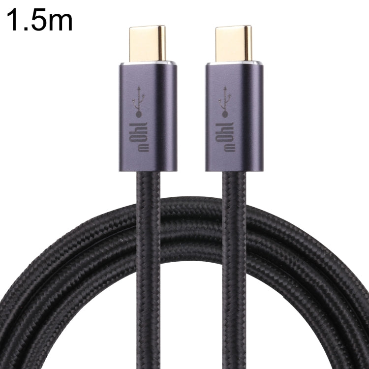 140W USB 2.0 USB-C / Type-C オス to USB-C / Type-C オス 編組データケーブル、1m、1.5m、2m