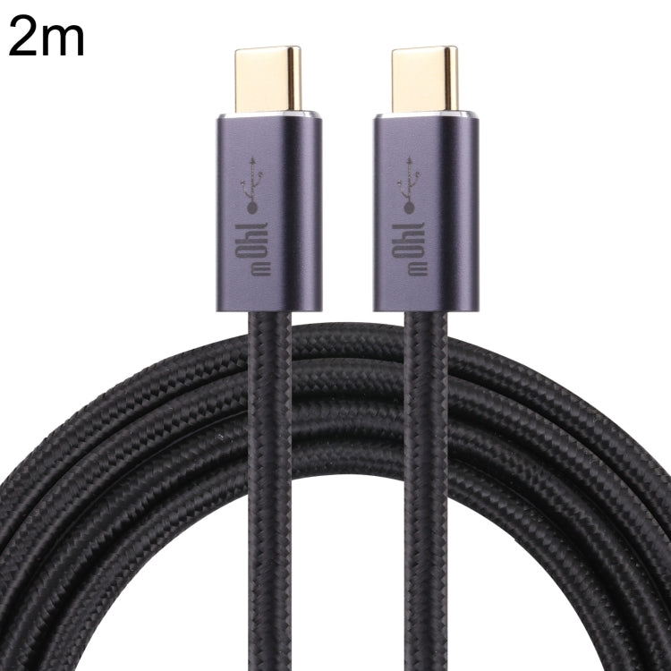 140W USB 2.0 USB-C / Type-C オス to USB-C / Type-C オス 編組データケーブル、1m、1.5m、2m
