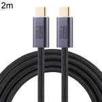 20Gbps USB 4 USB-C / Type-C オス to USB-C / Type-C オス 編組データケーブル、0.5m、1m、1.5m、2m、3m