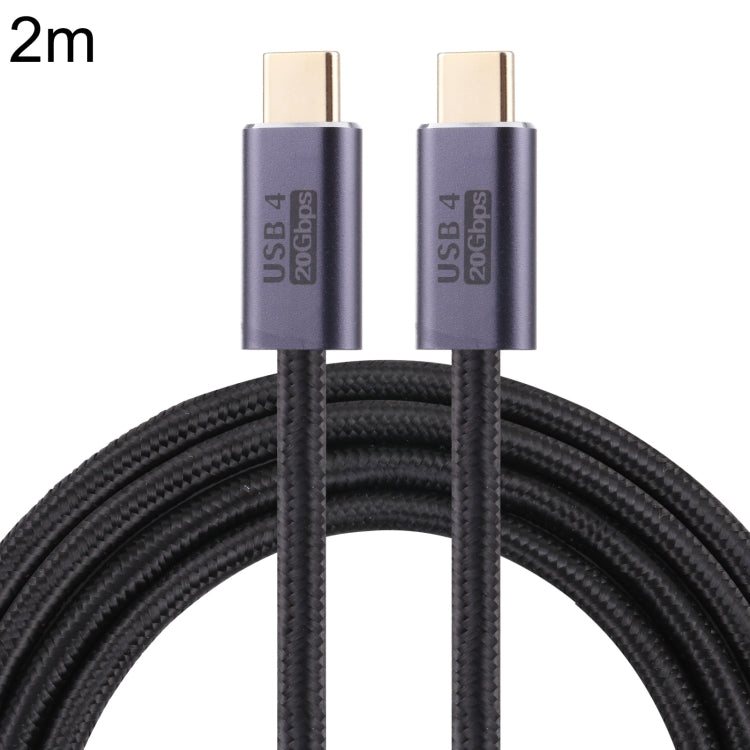 20Gbps USB 4 USB-C / Type-C オス to USB-C / Type-C オス 編組データケーブル、0.5m、1m、1.5m、2m、3m