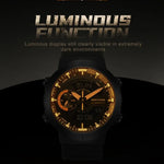 NORTH EDGE HORNET Dual Digital Alarm Clock Timing Men Luminous Sports Watch, HORNET