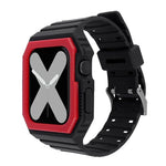 ツートン一体型ウォッチバンド、Apple Watchシリーズ用、7 41mm / 6&SE&5&4 40mm / 3&2&1 38mm、7 45mm / 6&SE&5&4 44mm / 3&2&1 42mm