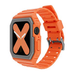 ツートン一体型ウォッチバンド、Apple Watchシリーズ用、7 41mm / 6&SE&5&4 40mm / 3&2&1 38mm、7 45mm / 6&SE&5&4 44mm / 3&2&1 42mm