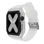 ツートン一体型ウォッチバンド、Apple Watchシリーズ用、7 41mm / 6&SE&5&4 40mm / 3&2&1 38mm、7 45mm / 6&SE&5&4 44mm / 3&2&1 42mm