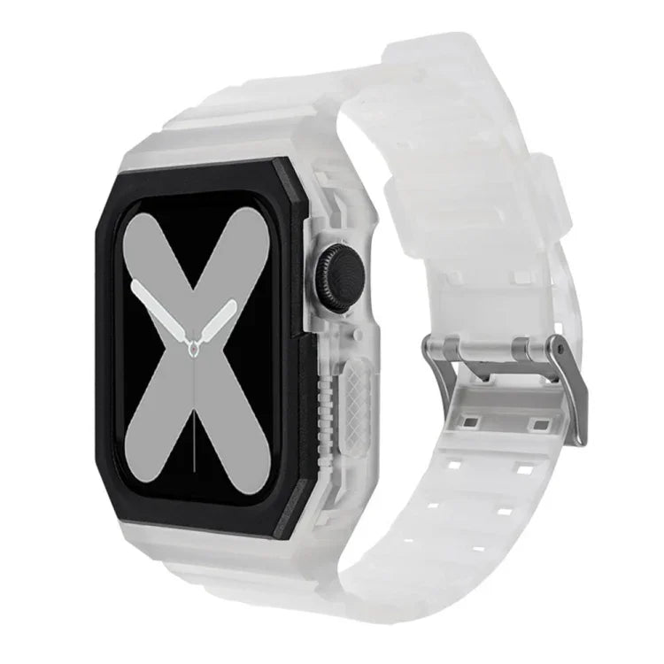ツートン一体型ウォッチバンド、Apple Watchシリーズ用、7 41mm / 6&SE&5&4 40mm / 3&2&1 38mm、7 45mm / 6&SE&5&4 44mm / 3&2&1 42mm