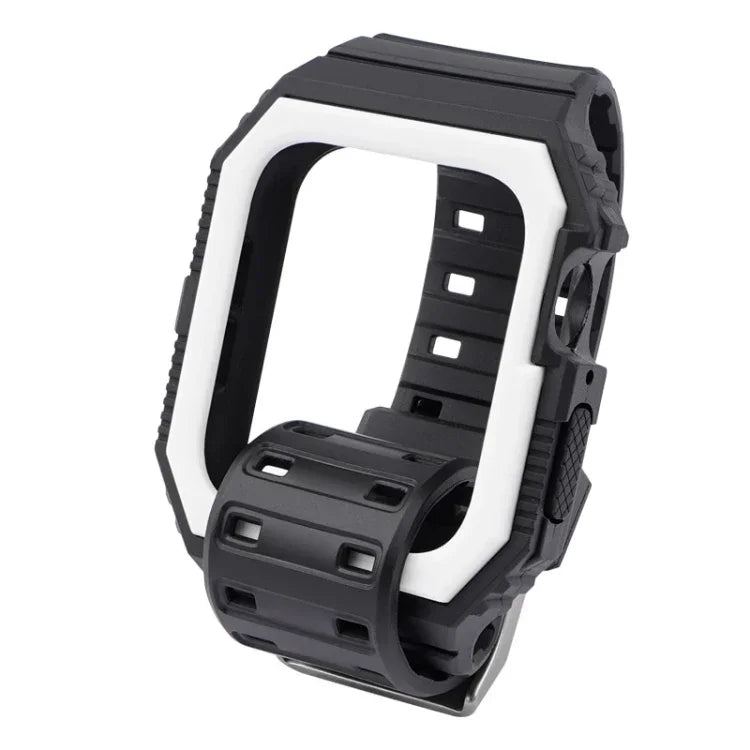 ツートン一体型ウォッチバンド、Apple Watchシリーズ用、7 41mm / 6&SE&5&4 40mm / 3&2&1 38mm、7 45mm / 6&SE&5&4 44mm / 3&2&1 42mm
