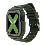 ツートン一体型ウォッチバンド、Apple Watchシリーズ用、7 41mm / 6&SE&5&4 40mm / 3&2&1 38mm、7 45mm / 6&SE&5&4 44mm / 3&2&1 42mm
