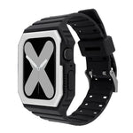 ツートン一体型ウォッチバンド、Apple Watchシリーズ用、7 41mm / 6&SE&5&4 40mm / 3&2&1 38mm、7 45mm / 6&SE&5&4 44mm / 3&2&1 42mm