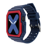 ツートン一体型ウォッチバンド、Apple Watchシリーズ用、7 41mm / 6&SE&5&4 40mm / 3&2&1 38mm、7 45mm / 6&SE&5&4 44mm / 3&2&1 42mm