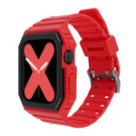 ツートン一体型ウォッチバンド、Apple Watchシリーズ用、7 41mm / 6&SE&5&4 40mm / 3&2&1 38mm、7 45mm / 6&SE&5&4 44mm / 3&2&1 42mm