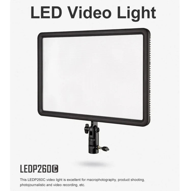 Godox LEDP260C LEDビデオ撮影用ライト、LEDP260C