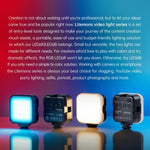 Godox LED-6BI LEDビデオ撮影用ライト、LED-6BI