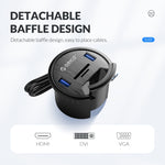 ORICO DESK-4U-BK USB3.0ポート4つ搭載多機能デスクトップハブ