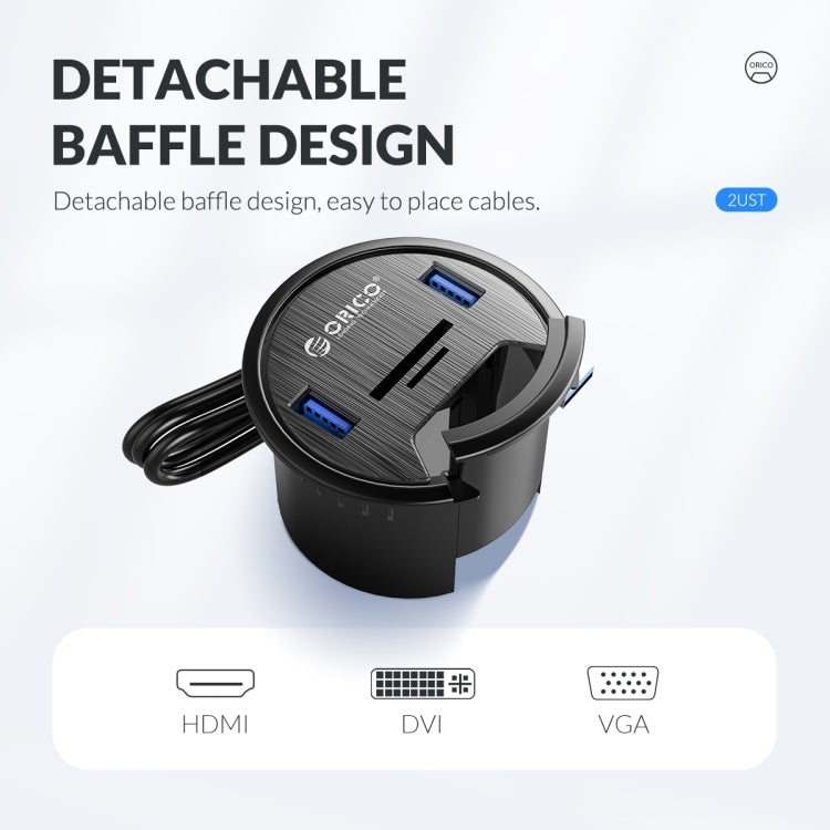 ORICO DESK-4U-BK USB3.0ポート4つ搭載多機能デスクトップハブ