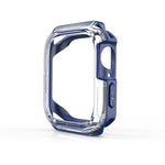 Transparent Two-color Armor Case, For Apple Watch Series 9 / 8 / 7 45mm, For Apple Watch Series 9 / 8 / 7 41mm, For Apple Watch Series 6 & SE & 5 & 4 44mm, For Apple Watch Series 6 & SE & 5 & 4 40mm