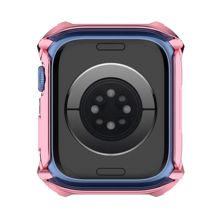 ひし形ベルトドリル＋強化フィルム一体型ケース、Apple Watchシリーズ9 / 8 / 7 41mm用、Apple Watchシリーズ9 / 8 / 7 45mm用