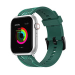 カーボンファイバーテクスチャーウォッチバンド、Apple Watchシリーズ用、7 41mm / 6&SE&5&4 40mm / 3&2&1 38mm、7 45mm / 6&SE&5&4 44mm / 3&2&1 42mm