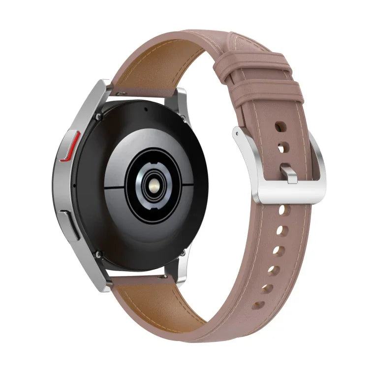 20mm本革ウォッチストラップ、Samsung Galaxy Watch4 / Watch3 41mm / Active2 / Huawei / ゲーミングウォッチ等対応