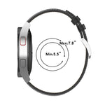 20mm本革ウォッチストラップ、Samsung Galaxy Watch4 / Watch3 41mm / Active2 / Huawei / ゲーミングウォッチ等対応