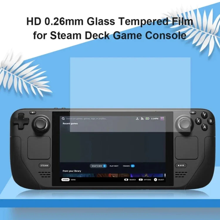 0.26mm 9H 2.5D 強化ガラスフィルム、Deckゲーム機用（1枚）