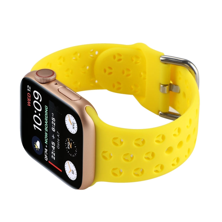 Apple Watch シリーズ用ホローアウトシリコンウォッチバンド、7 41mm / 6&SE&5&4 40mm / 3&2&1 38mm、7 45mm / 6&SE&5&4 44mm / 3&2&1 42mm
