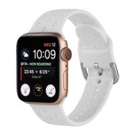 Apple Watch シリーズ用ホローアウトシリコンウォッチバンド、7 41mm / 6&SE&5&4 40mm / 3&2&1 38mm、7 45mm / 6&SE&5&4 44mm / 3&2&1 42mm
