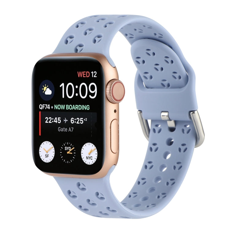 Apple Watch シリーズ用ホローアウトシリコンウォッチバンド、7 41mm / 6&SE&5&4 40mm / 3&2&1 38mm、7 45mm / 6&SE&5&4 44mm / 3&2&1 42mm