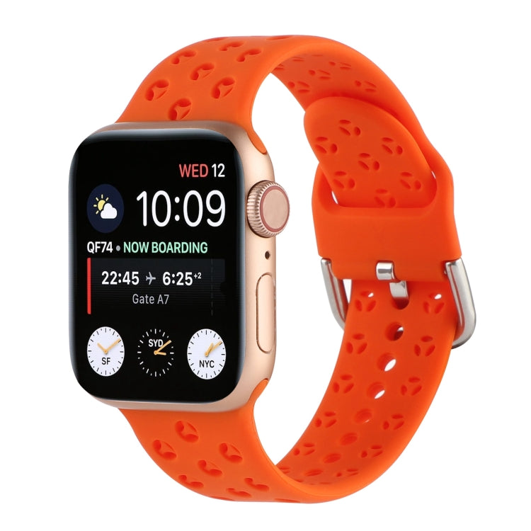 Apple Watch シリーズ用ホローアウトシリコンウォッチバンド、7 41mm / 6&SE&5&4 40mm / 3&2&1 38mm、7 45mm / 6&SE&5&4 44mm / 3&2&1 42mm