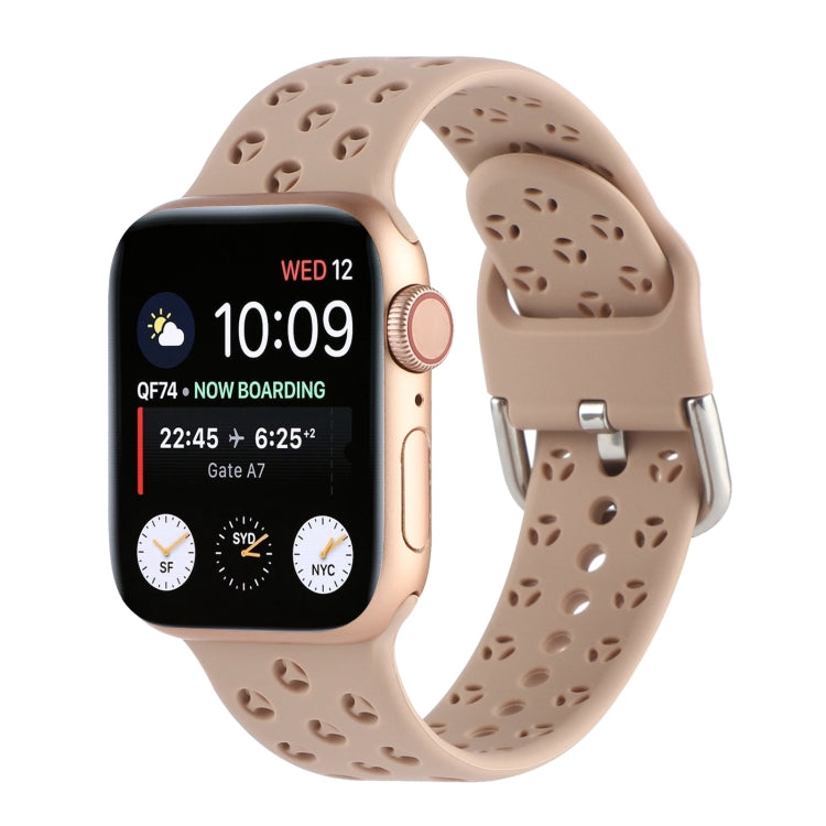 Apple Watch シリーズ用ホローアウトシリコンウォッチバンド、7 41mm / 6&SE&5&4 40mm / 3&2&1 38mm、7 45mm / 6&SE&5&4 44mm / 3&2&1 42mm