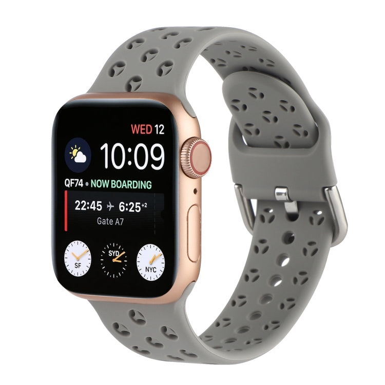 Apple Watch シリーズ用ホローアウトシリコンウォッチバンド、7 41mm / 6&SE&5&4 40mm / 3&2&1 38mm、7 45mm / 6&SE&5&4 44mm / 3&2&1 42mm