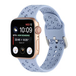 Apple Watch シリーズ用ホローアウトシリコンウォッチバンド、7 41mm / 6&SE&5&4 40mm / 3&2&1 38mm、7 45mm / 6&SE&5&4 44mm / 3&2&1 42mm