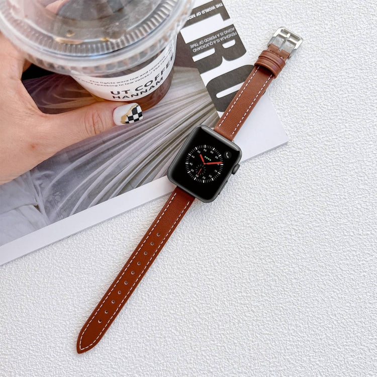 Apple Watch シリーズ用レザーワッチバンド、7 41mm / 6&SE&5&4 40mm / 3&2&1 38mm、7 45mm / 6&SE&5&4 44mm / 3&2&1 42mm