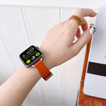 Apple Watch シリーズ用レザーワッチバンド、7 41mm / 6&SE&5&4 40mm / 3&2&1 38mm、7 45mm / 6&SE&5&4 44mm / 3&2&1 42mm
