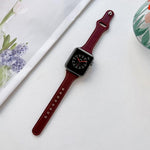 フラットテクスチャーレザーウォッチバンド、Apple Watch シリーズ 7 41mm / 6&SE&5&4 40mm / 3&2&1 38mm、7 45mm / 6&SE&5&4 44mm / 3&2&1 42mm用