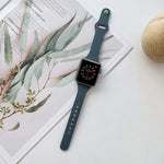 フラットテクスチャーレザーウォッチバンド、Apple Watch シリーズ 7 41mm / 6&SE&5&4 40mm / 3&2&1 38mm、7 45mm / 6&SE&5&4 44mm / 3&2&1 42mm用