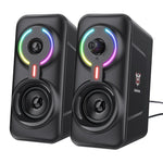 ONIKUMA L6 RGBライティング コンピューターオーディオ Bluetooth機能付き、L6