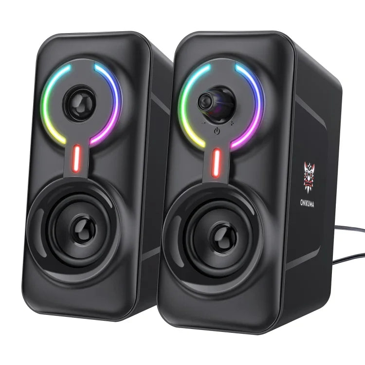 ONIKUMA L6 RGBライティング コンピューターオーディオ Bluetooth機能付き、L6