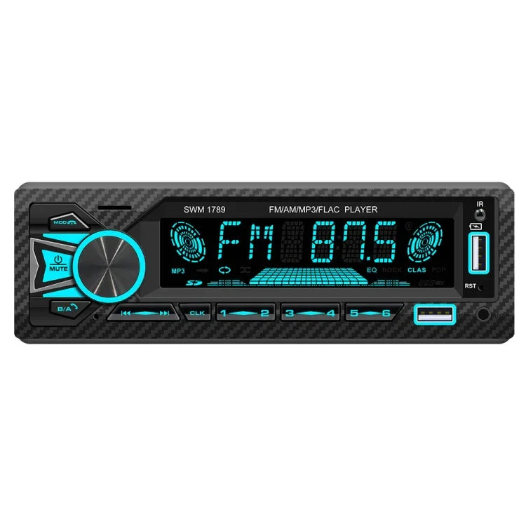 SWM-1789 カーラジオ受信機 Bluetooth 5.1 MP3 プレーヤー リモコン付き, SWM-1789