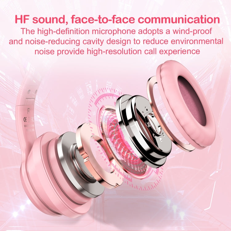 ONIKUMA B90 RGBライティングワイヤレスBluetoothヘッドホン、B90