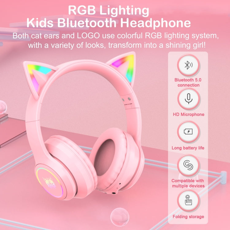ONIKUMA B90 RGBライティングワイヤレスBluetoothヘッドホン、B90