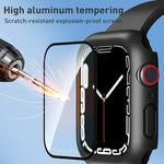 ROCK 2-in-1 PCフレーム＋フィルムプロテクターケース、Apple Watch シリーズ 6 & SE & 5 & 4 44mm、3 & 2 & 1 42mm、3 & 2 & 1 38mm用