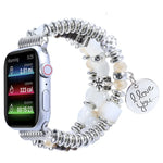 タッセルビーズウォッチバンド、Apple Watch シリーズ 7 41mm / 6&SE&5&4 40mm / 3&2&1 38mm、7 45mm / 6&SE&5&4 44mm / 3&2&1 42mm用