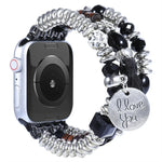タッセルビーズウォッチバンド、Apple Watch シリーズ 7 41mm / 6&SE&5&4 40mm / 3&2&1 38mm、7 45mm / 6&SE&5&4 44mm / 3&2&1 42mm用